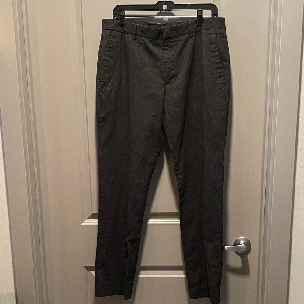 J Crew Flex Wool Dress Pants 34x30 Slim Fit Thompson Gray Stretch